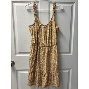 Banana Republic Yellow Gold Dress Cottage Size M